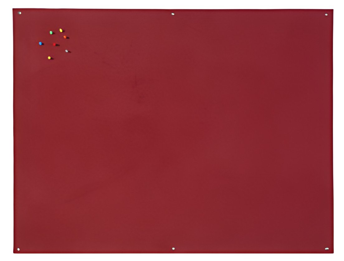 Bi-Office Tableau en feutre, 900 x 600 mm, bordeaux