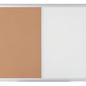 Bi-Office Tableau mixte, tableau blanc / liège, 900x600 mm