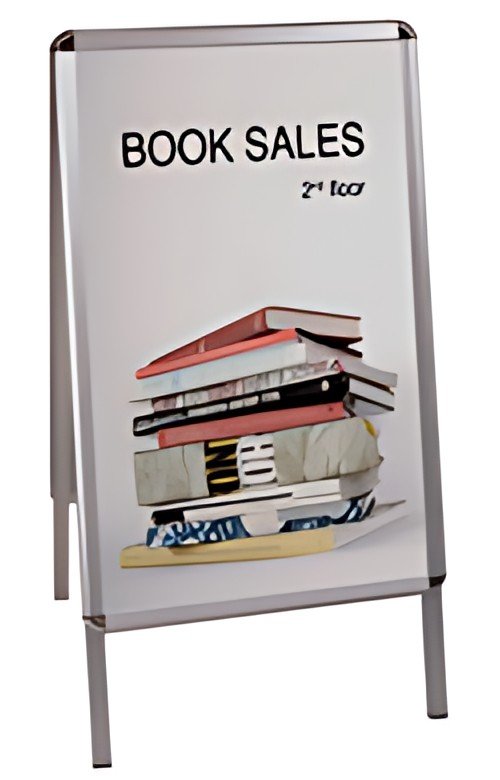 Bi-Office Porte-affiches, cadre en aluminium, 461 x 884 mm
