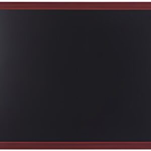 Bi-Office Tableau noir, cadre aspect cerisier, 900 x 600 mm