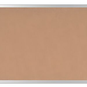 Bi-Office Tableau en liège AYDA, cadre alu, 1.200 x 900 mm