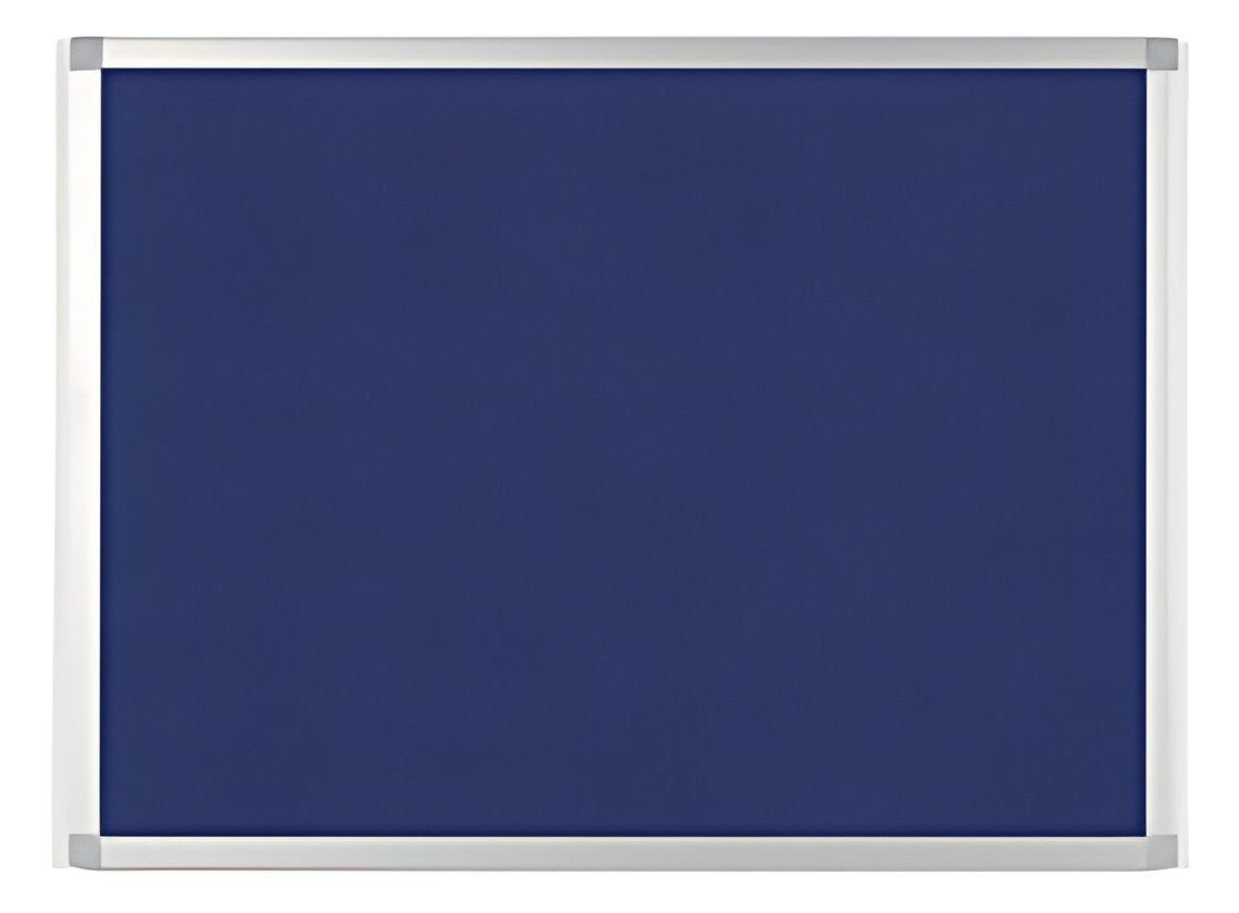 Bi-Office Tableau en feutre AYDA, 1.200 x 900 mm, bleu