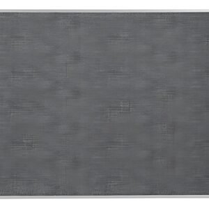 Bi-Office Tableau en textile, isolant phonique, gris