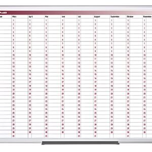 Bi-Office Planungstafel "Jahresplaner", 900 x 600 mm