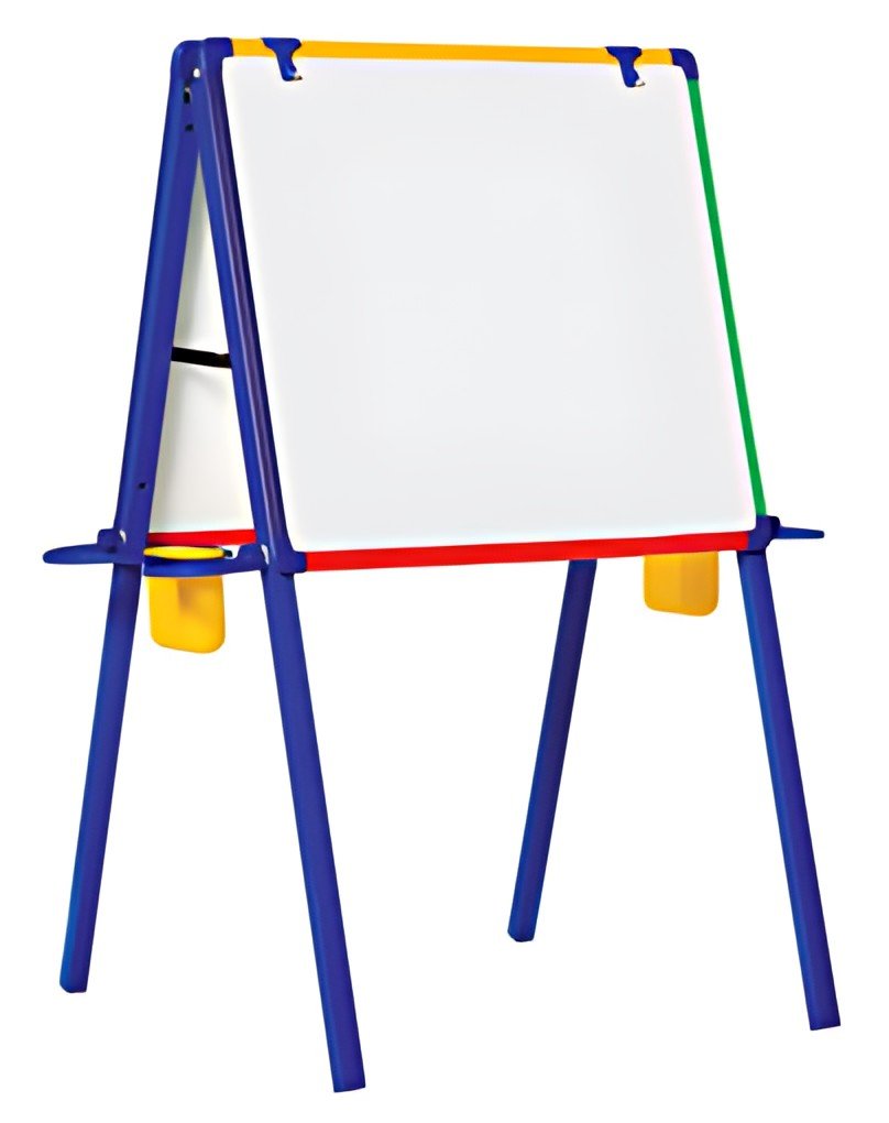 Bi-Office Tableau mural blanc pour enfants Schoolmate
