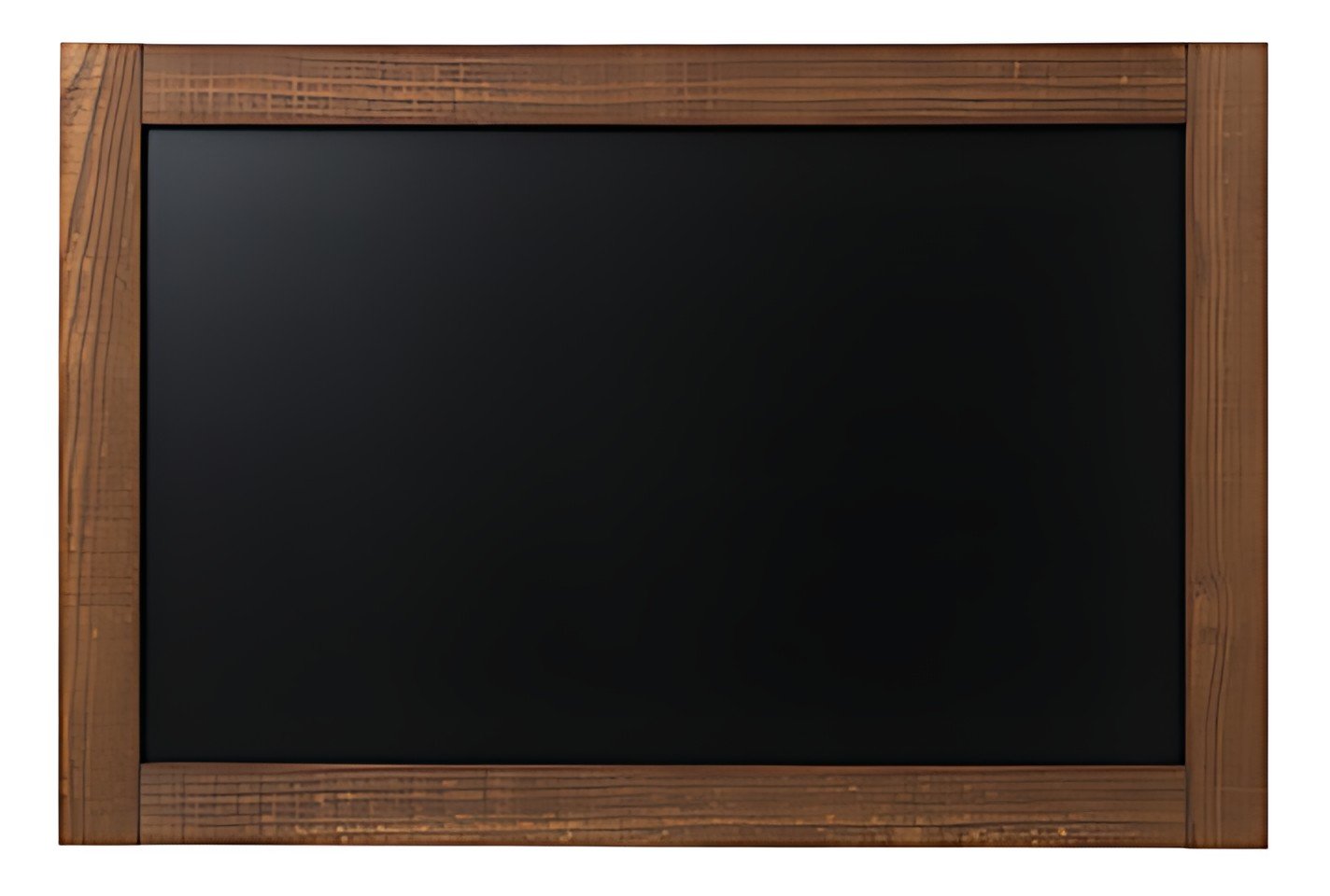 Bi-Office Tableau noir, rustique, 1.200 x 900 mm, marron