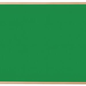 Bi-Office Tableau noir, bois naturel, 600 x 400 mm, vert