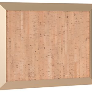 Bi-Office Tableau design en liège Kamashi, 600 x 450 mm, or