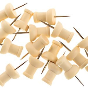 Bi-Office Epingles en bois pour tableau d'affichage, en pin