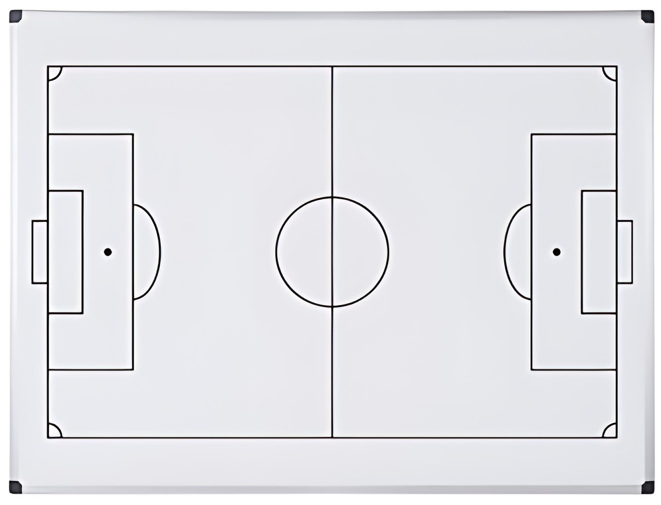 Bi-Office Tableau blanc mural terrain de foot, 1.200x900 mm