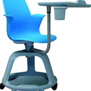 Bi-Office Chaise de séminaire ACTIVE 360+R, bleu clair
