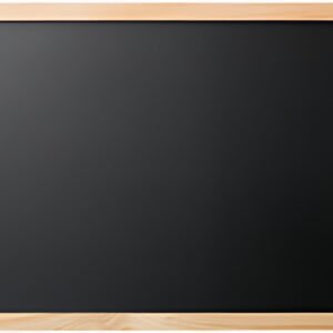 Bi-Office Tableau noir, avec cadre, pin, 600 x 400 mm
