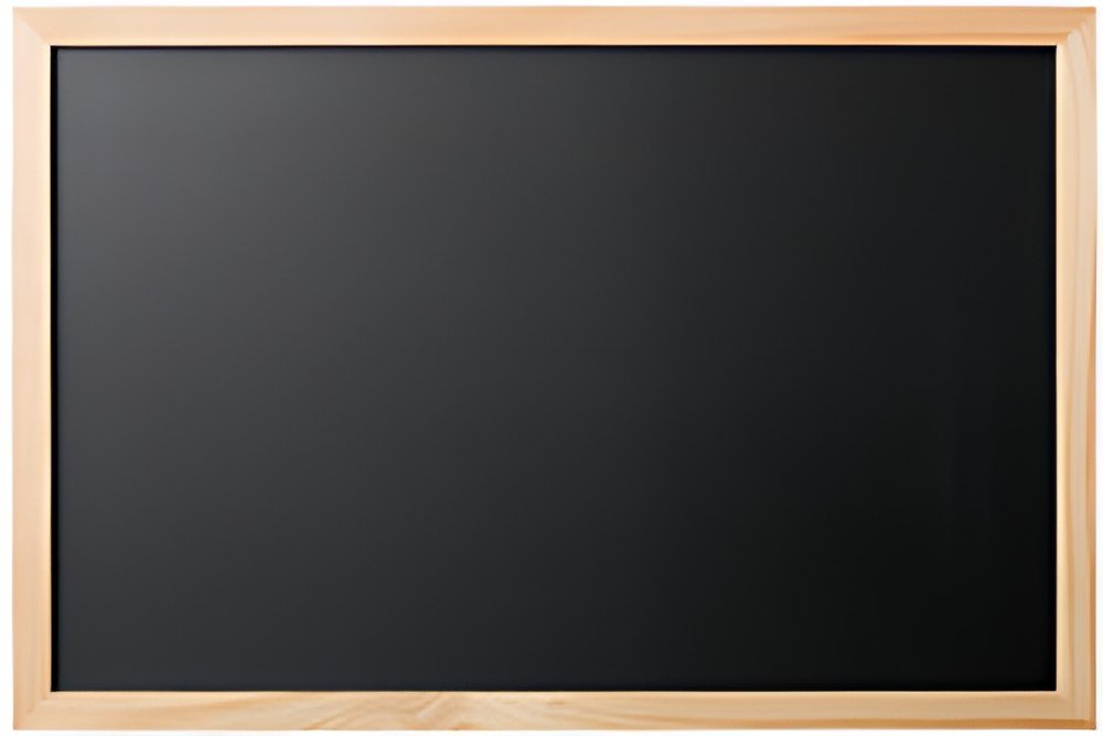 Bi-Office Tableau noir, avec cadre, pin, 600 x 400 mm