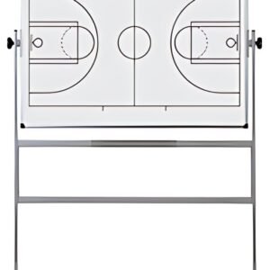 Bi-Office Tableau blanc mobile, basket, 1.200 x 900 mm