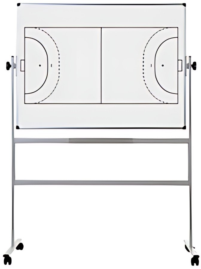 Bi-Office Tableau blanc mobile, handball, 1.200 x 900 mm