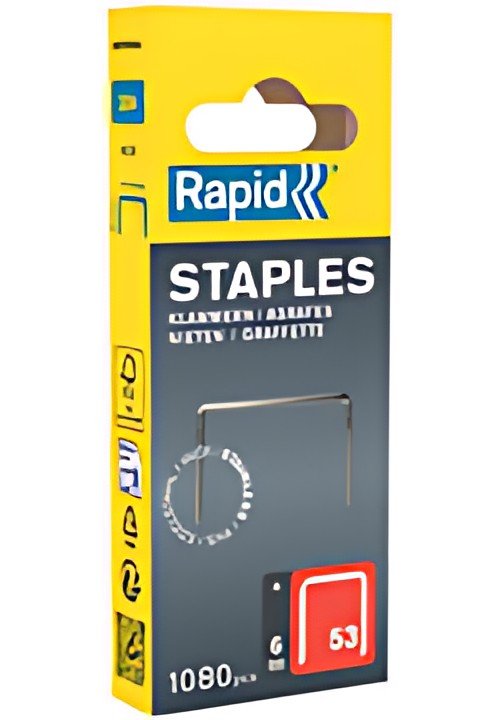 Rapid Agrafe fil fin no. 53, 6 mm, petit paquet
