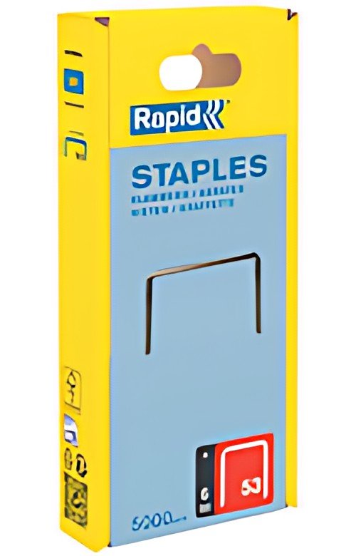 Rapid Agrafe fil fin no. 53, 6 mm, grand paquet