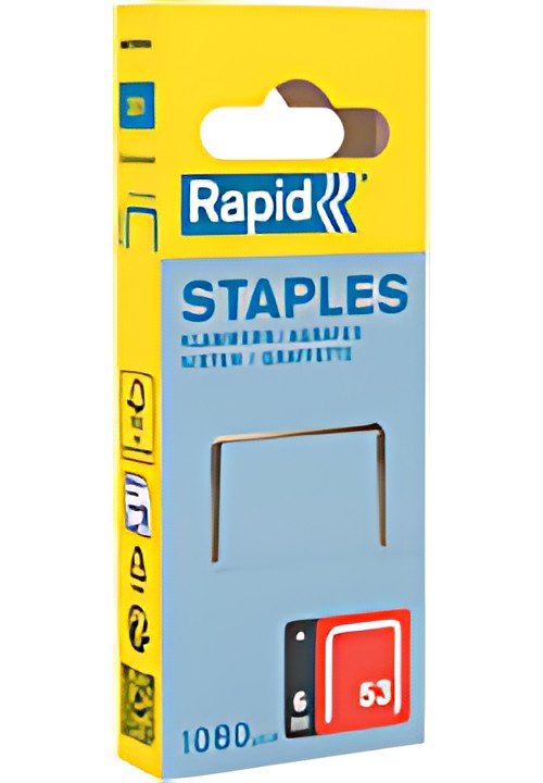 Rapid Agrafe fil fin no. 53, 6 mm, petit paquet