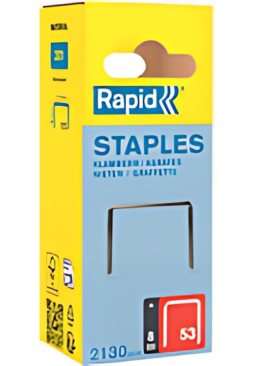 Rapid Agrafe fil fin no. 53, 8 mm, petit paquet