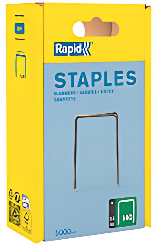 Rapid Agrafe fil plat no. 140, 14 mm, grand paquet