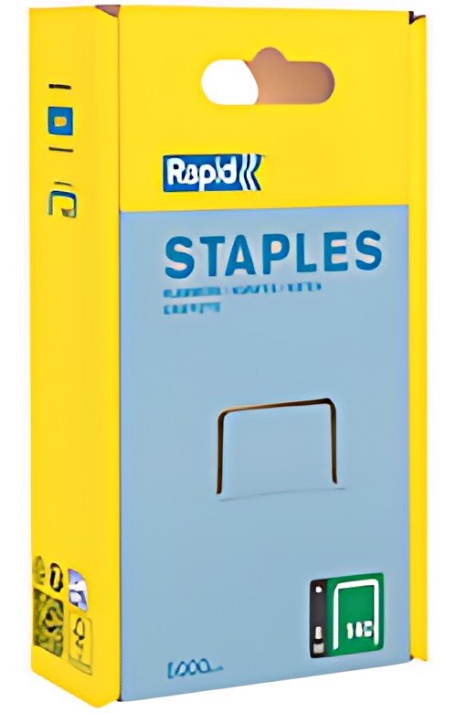 Rapid Agrafe fil plat no. 140, 6 mm, grand paquet