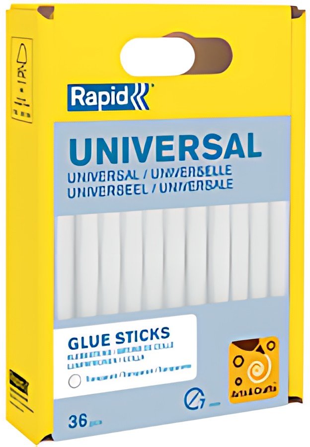 Rapid Bâton de colle universel transparent, diamètre: 7 mm