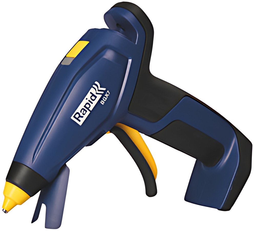 Rapid Pistolet à colle sans fil BGX7, 10 watts, bleu/jaune