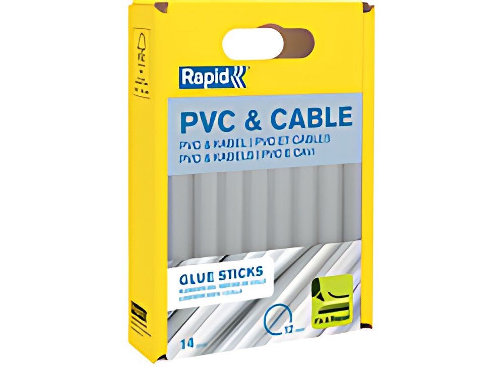 Rapid Bâton de colle PVC & câbles, diamètre: 12 mm, court
