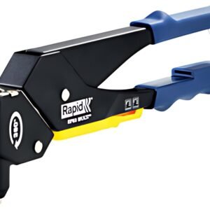 Rapid Pince à riveter RP60 Multi, tête pivotante, bleu/jaune