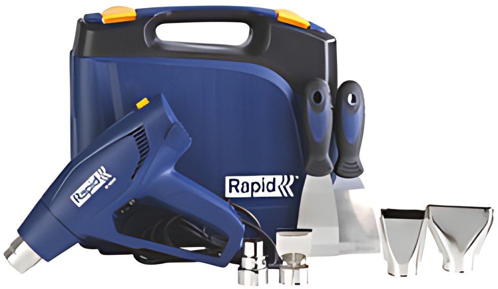 Rapid Pistolet à air chaud R1800, 1.800 watts, bleu