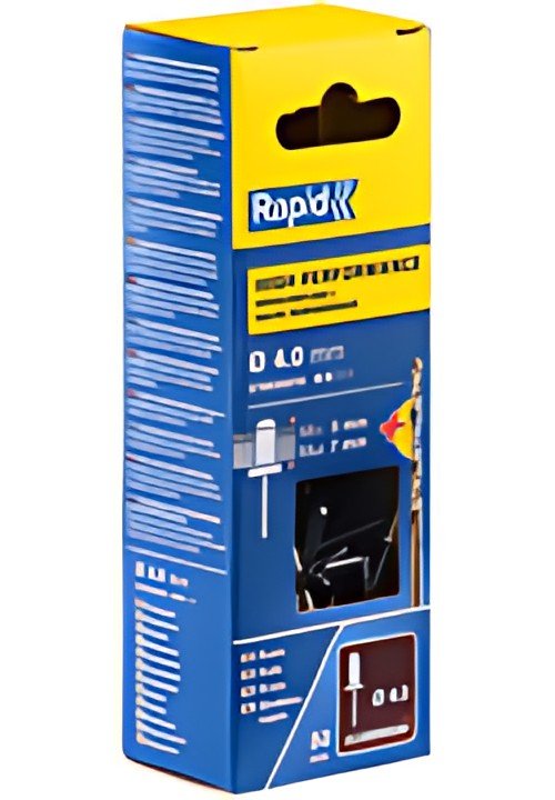 Rapid Rivet aveugle universel, 4,0 x 10 mm, en aluminium