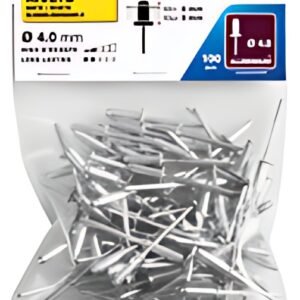 Rapid Rivet aveugle standard, 4,0 x 12 mm, en aluminium