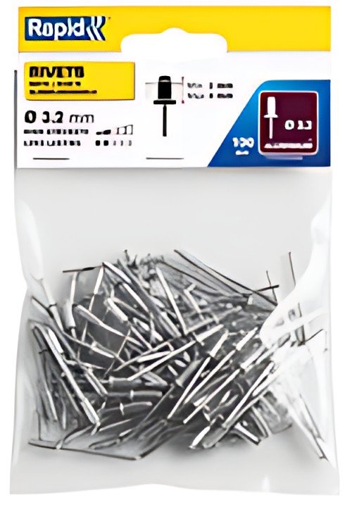Rapid Rivet aveugle standard, 3,2 x 8 mm, en aluminium