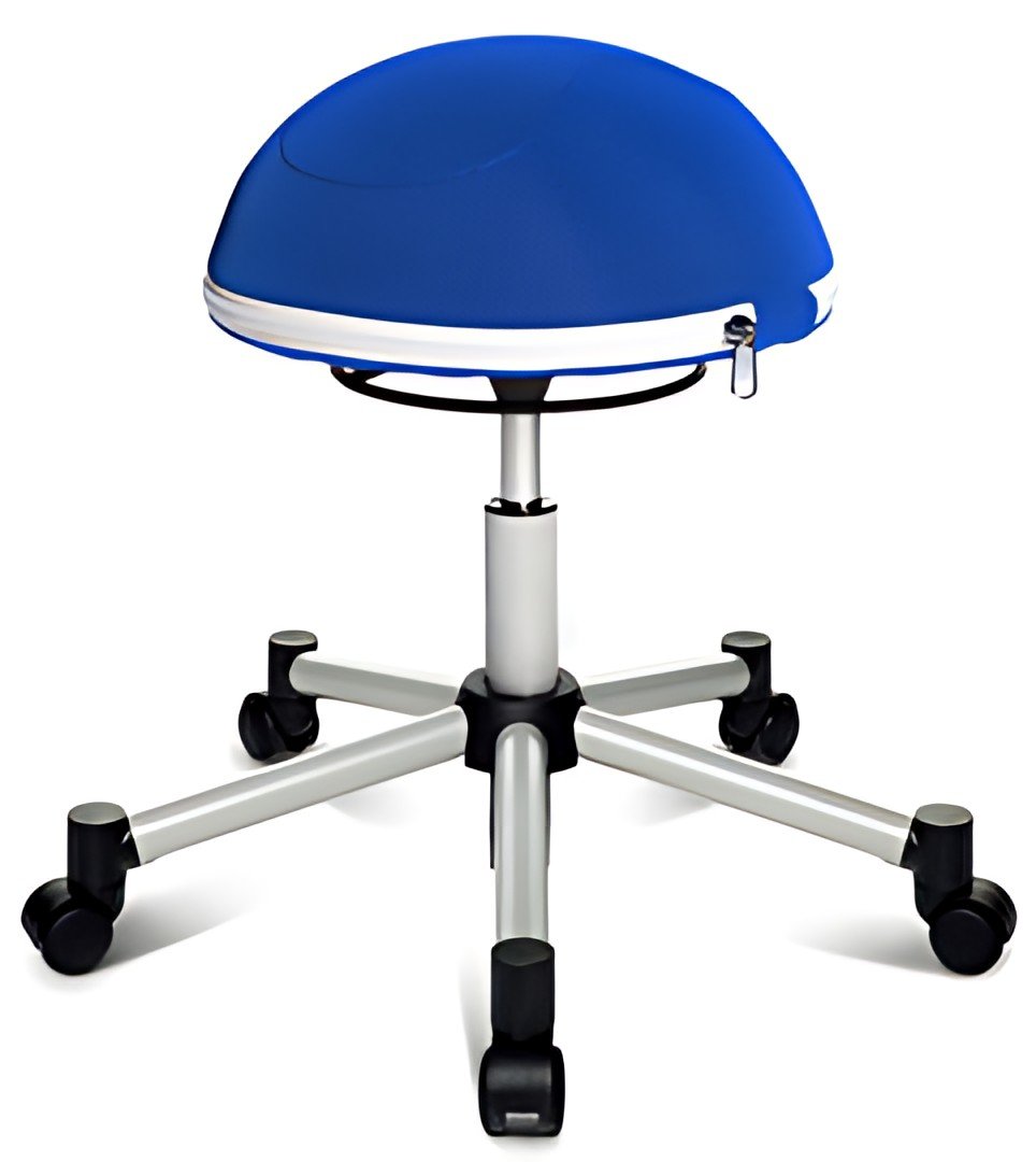 Topstar Tabouret fitness "Sitness Half Ball", bleu