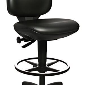 Topstar Chaise de bureau pivotante "TEC 50 Counter", noir