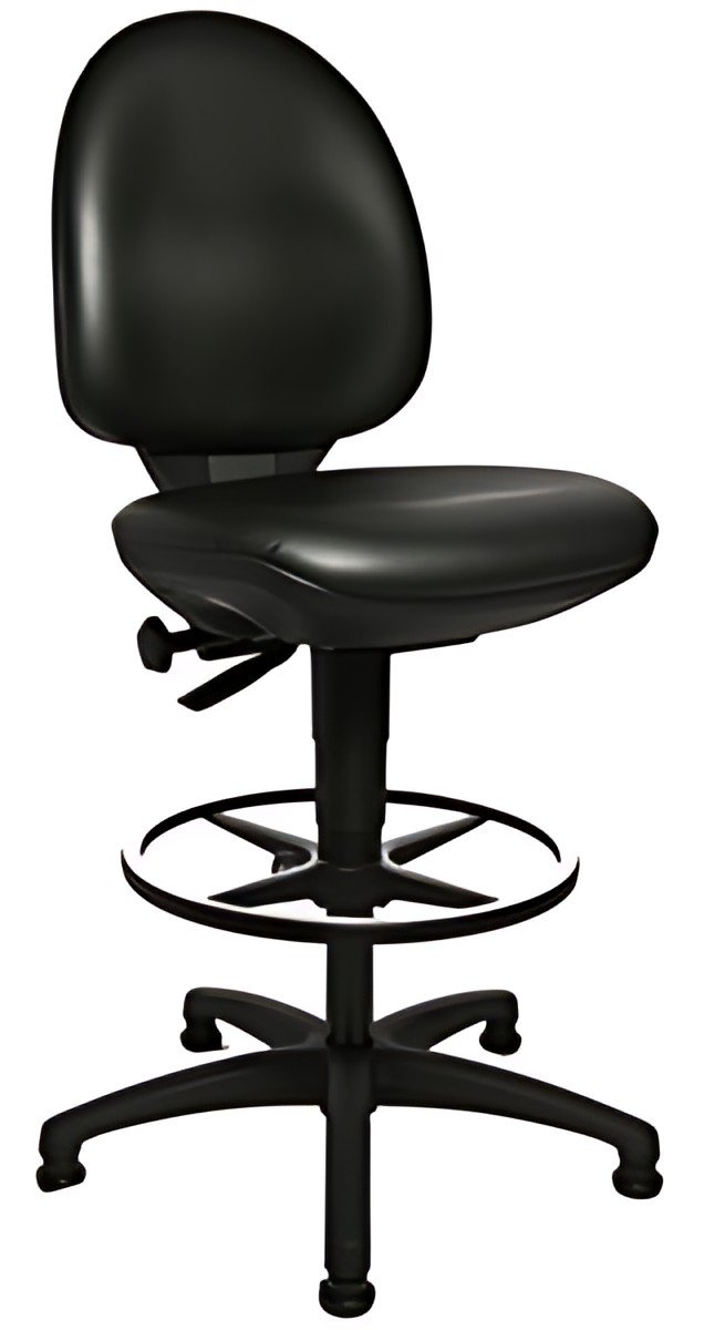 Topstar Chaise de bureau pivotante "TEC 50 Counter", noir