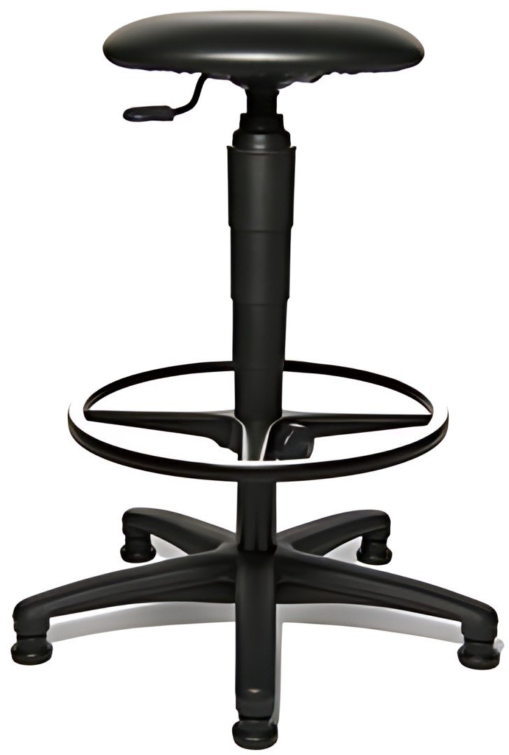 Topstar Tabouret pivotant "TEC 60 Skai Counter", noir