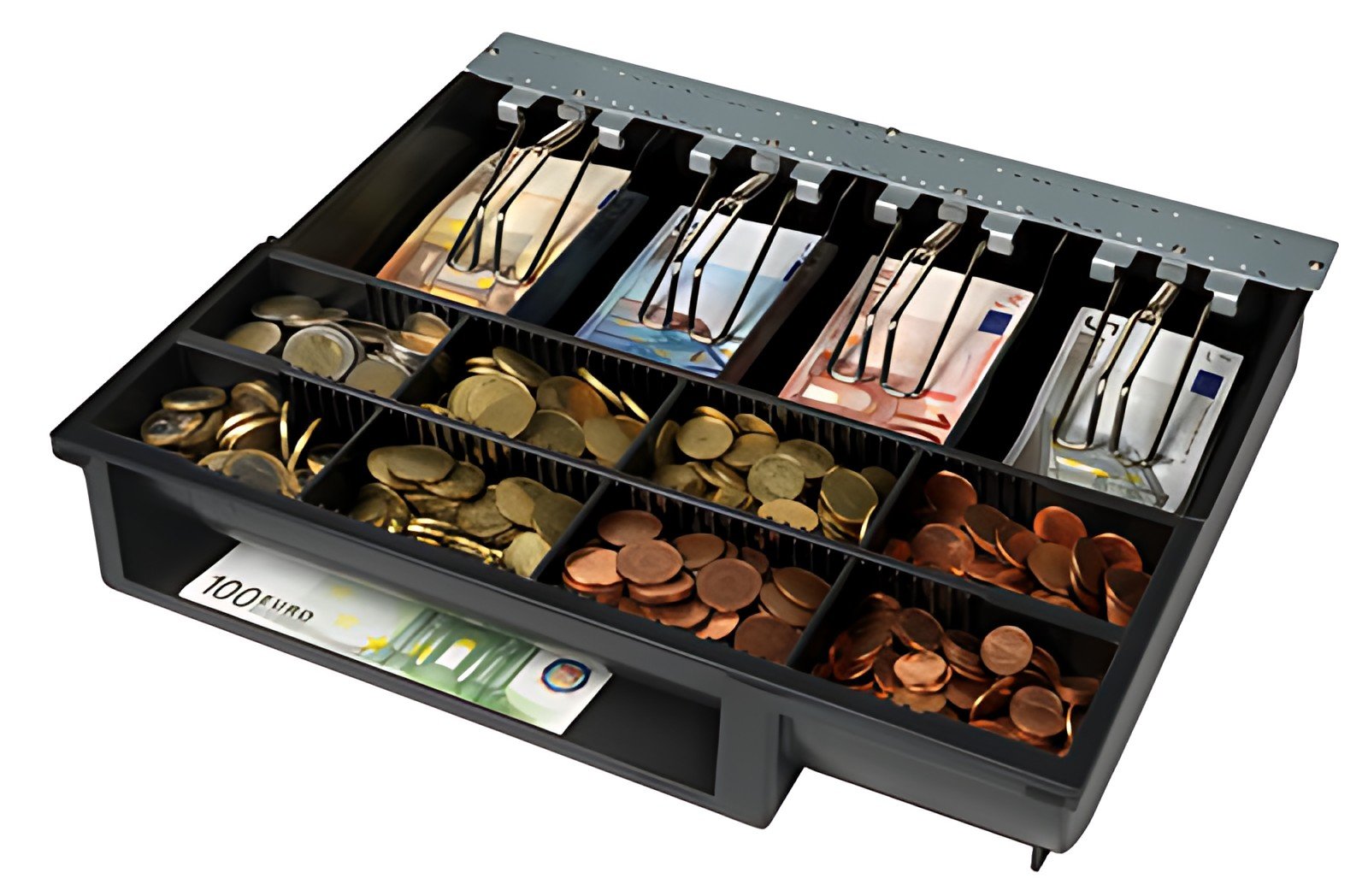 Safescan Garniture pour tiroir-caisse "4141T1", noir