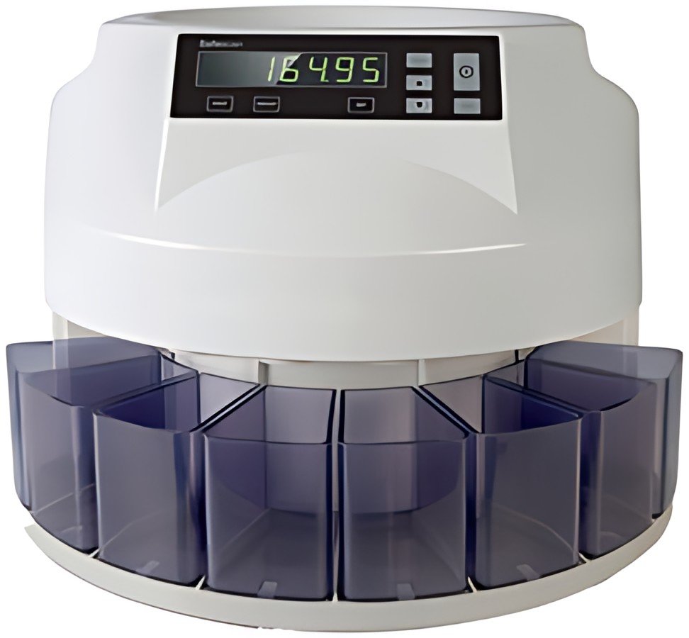 Safescan Compteuse trieuse pièces Euro "Safescan 1250", gris