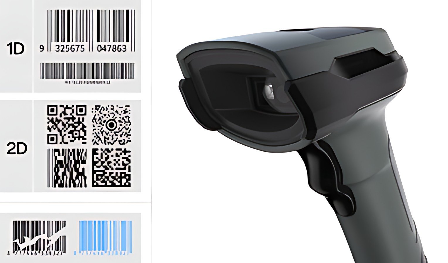 Safescan Lecteur de code-barres 1D/2D 330-W, anthracite