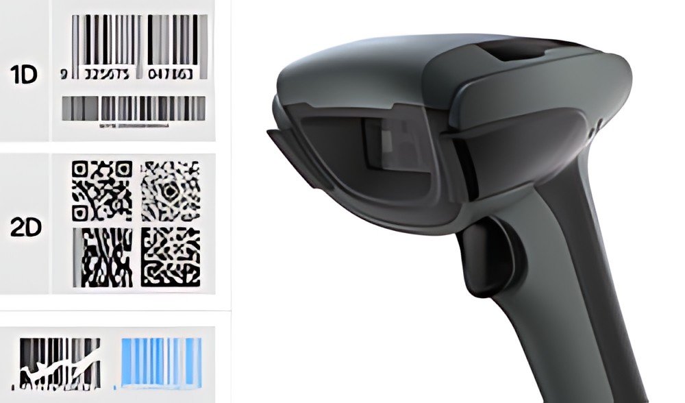 Safescan Lecteur de code-barres 1D/2D 350-BT, sans fil