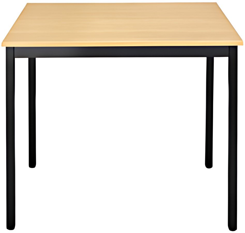 SODEMATUB Table universelle 188RHN, 1800 x 800, hêtre/noir