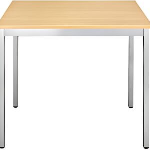 SODEMATUB Table universelle 147RHA, 1400 x 700, hêtre/alu