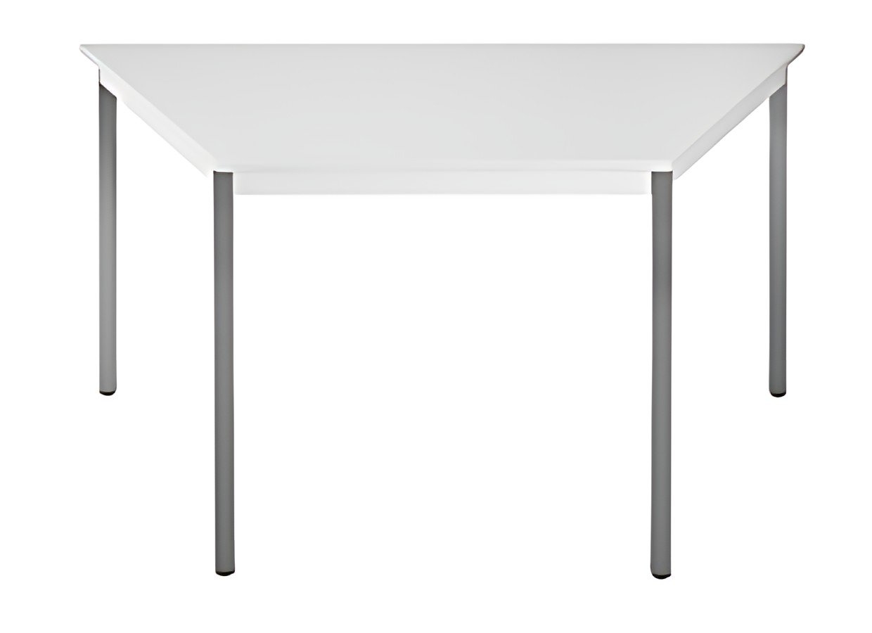 SODEMATUB Table de réunion 147TGG, trapézoidale, gris / gris