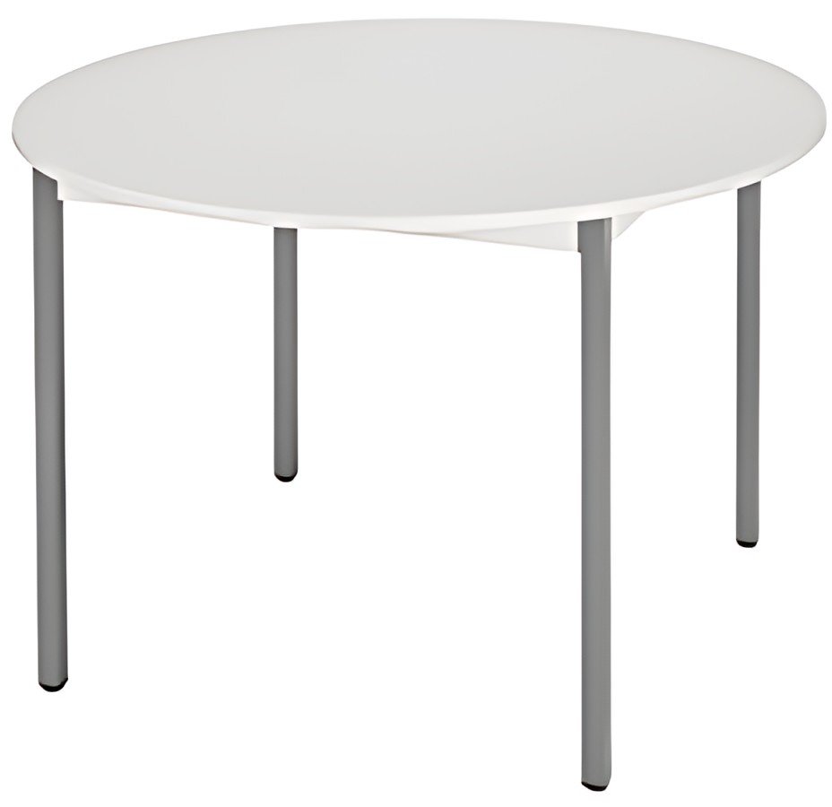 SODEMATUB Table universelle 80ROGG, rond,  800 mm, gris/gris
