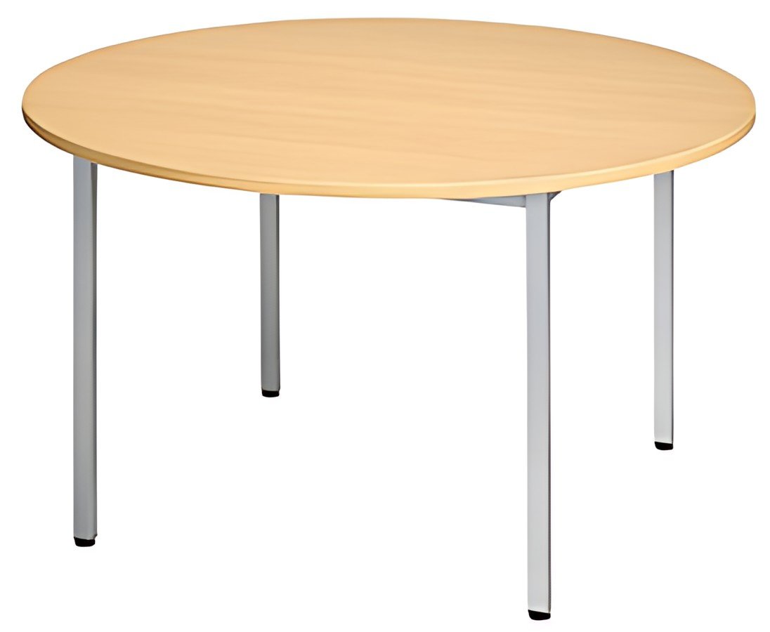 SODEMATUB Table universelle 110ROHA, 1.100 mm, hêtre/alu