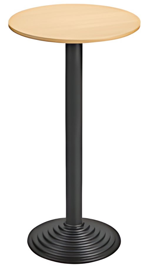 SODEMATUB Guéridon 60000HN, 600 mm, hêtre/noir