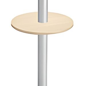 SODEMATUB Guéridon 60001EA, 600 / 500 mm, érable/alu
