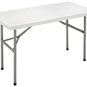SODEMATUB Table pliante YCZ-122 en plastique, gris clair
