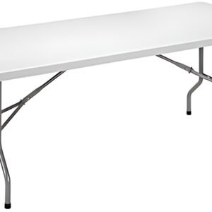 SODEMATUB Table pliante YCZ-183 en plastique, gris clair